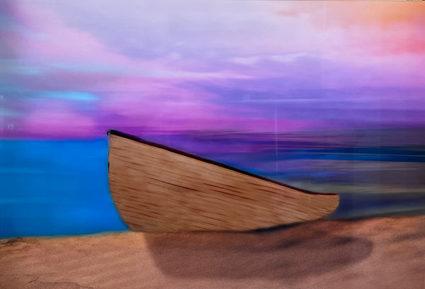 Fred Ballet Lifeguard Boat Abstract Photography Floating Frame